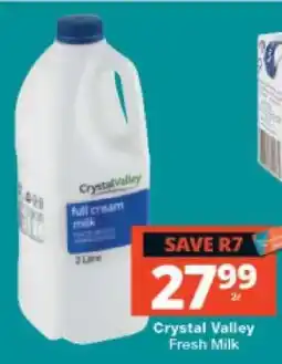 Checkers Crystal Valley Fresh Milk offer