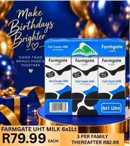 Take 'n Pay Farmgate UHT Milk offer