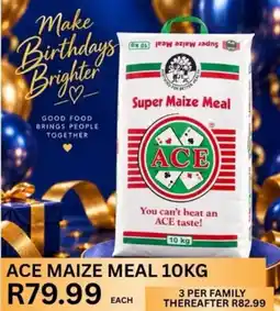 Take 'n Pay ACE MAIZE MEAL offer