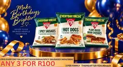 Take 'n Pay Frys Everyday Value Hot Dogs/Braai/Spicy Sausages offer