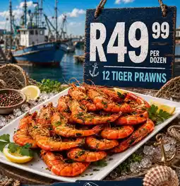 Take 'n Pay 12 Tiger Prawns offer
