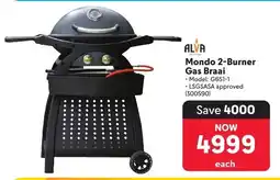 Makro ALVA Mondo 2-Burner Gas Braai offer