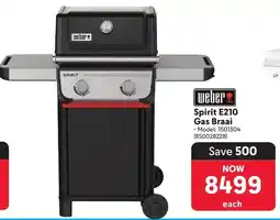 Makro Weber Spirit E210 Gas Braai offer