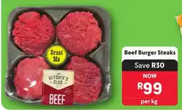 Makro Beef Burger Steaks offer