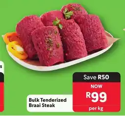Makro Bulk Tenderized Braai Steak offer