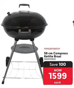 Makro megamaster 56 cm Compress Kettle Braai offer