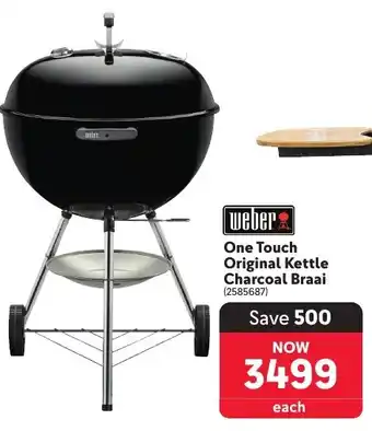 Weber One Touch Original Kettle Charcoal Braai