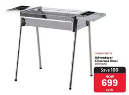 Makro megamaster Adventurer Charcoal Braai offer