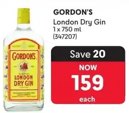 Makro GORDON'S London Dry Gin offer