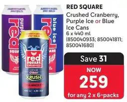 Makro Red Square Crushed Cranberry offer