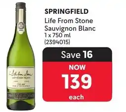 Makro Springfield Life From Stone Sauvignon Blanc offer
