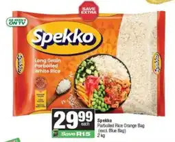 Spar Spekko Long Grain Parboiled White Rice offer