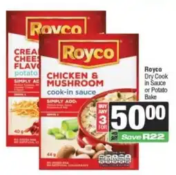 Spar Royco Chicken & Mushroom cook-in sauce offer