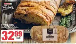 Spar SPAR Bakery Garlic Filled Ciabatta offer