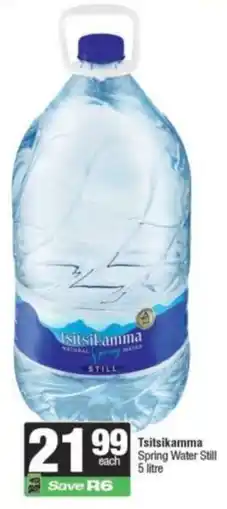 Spar Tsitsikamma Spring Water Still offer