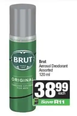 Spar Brut Aerosol Deodorant Assorted offer