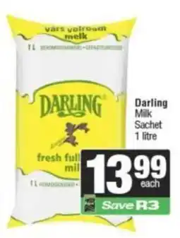 Spar Darling Milk Sachet offer