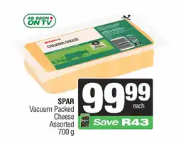 Spar SPAR Vacuum Packed Cheese Assorted offer