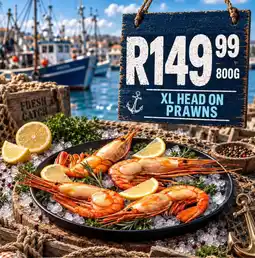 Take 'n Pay XL head on prawns offer