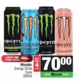 Spar Tops Monster Energy Drink Cans offer