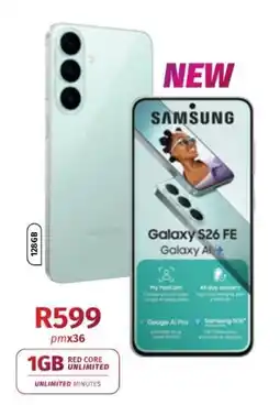 Vodacom Samsung Galaxy S26 FE offer