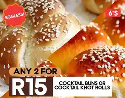 Take 'n Pay Cocktail buns or cocktail knot rolls offer