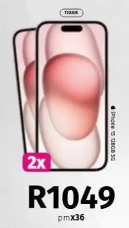 Vodacom iPhone 15 128GB 5G offer
