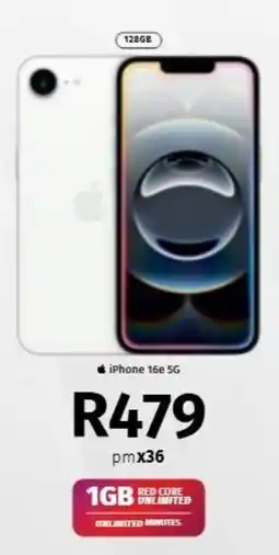 Vodacom iPhone 16e 5G offer