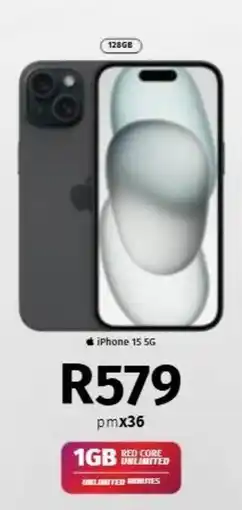 Vodacom iPhone 15 5G offer