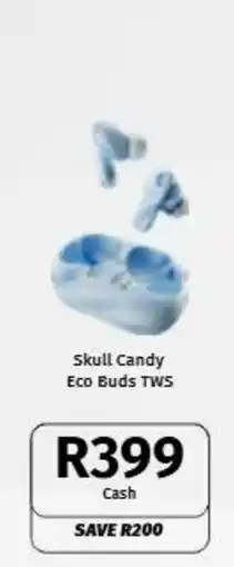 Vodacom Skull Candy Eco Buds TWS offer