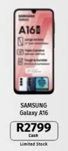 Vodacom SAMSUNG Galaxy A16 offer