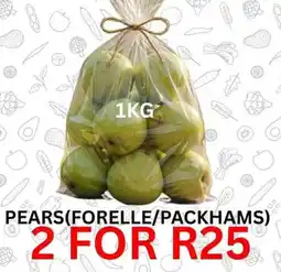 Take 'n Pay Pears forelle/packhams offer