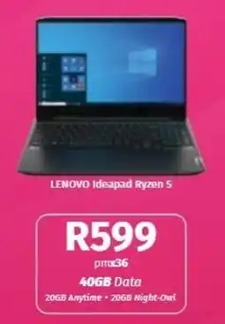 Vodacom LENOVO Ideapad Ryzen 5 offer