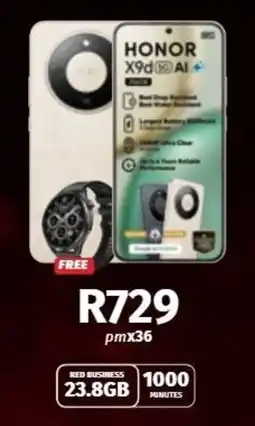 Vodacom HONOR X9d 5G AI offer