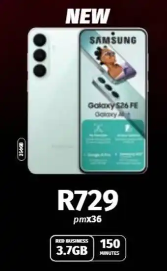 Vodacom Samsung Galaxy S26 FE offer