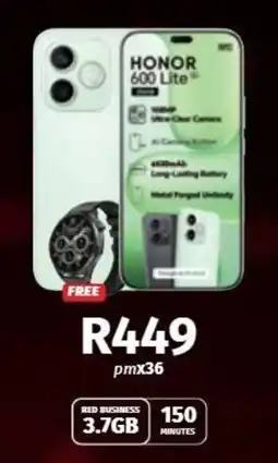 Vodacom HONOR 600 Lite offer