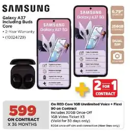 HiFi Corp SAMSUNG Galaxy A37 including Buds Core offer