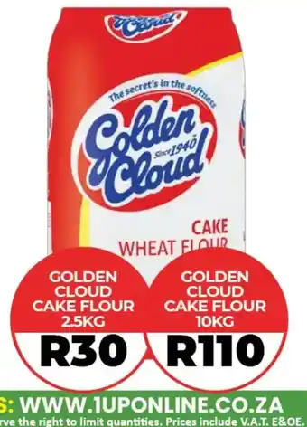 1UP Golden Cloud Cake Flour offer