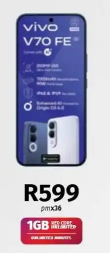 Vodacom vivo V70 FE 5G offer