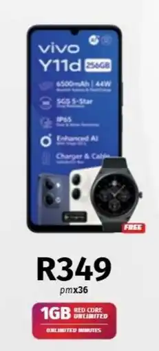 Vodacom vivo Y11d offer
