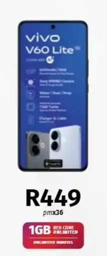 Vodacom vivo V60 Lite 5G offer