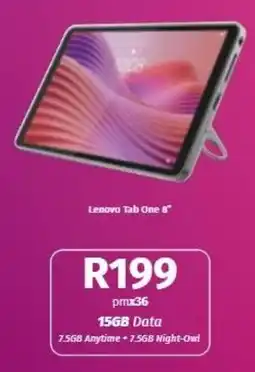 Vodacom Lenovo Tab One 8" offer