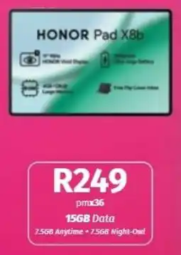 Vodacom HONOR Pad X8b offer