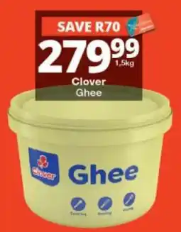 Checkers CLOVER Ghee offer