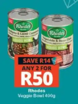 Checkers Rhodes Veggie Bowl 400g offer