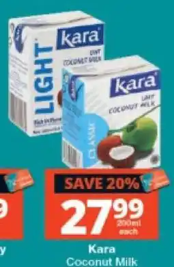 Checkers Kara Coconut Milk offer