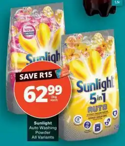 Checkers Sunlight Auto Washing Powder All Variants offer