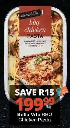 Checkers Bella Vita BBQ Chicken Pasta offer