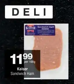Checkers Kaiser Sandwich Ham offer
