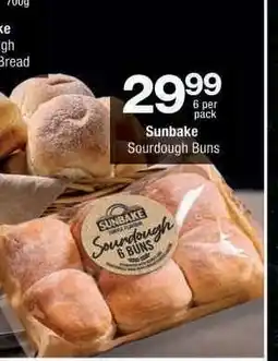 Checkers Sunbake Sourdough Buns offer